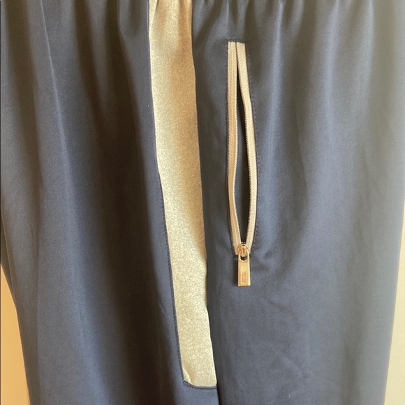 TBMPOY Men's Athletic 2 Piece Tracksuit in Navy and Gray - Picture 10 of 11